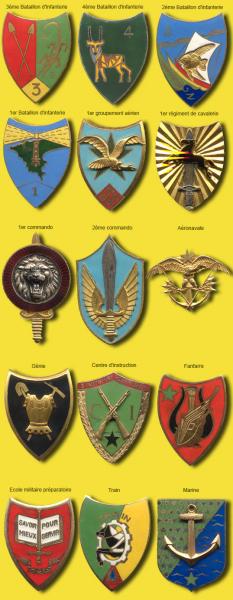 symbole des corps d'arm&eacute;e s&eacute;n&eacute;galaise
