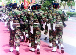 lors de notre fin stage &agrave; &eacute;cole militaire(dakar-bango)